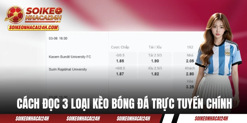 Kèo Trực Tuyến - Hướng Dẫn Cách Đọc Những Kèo Bóng Hay Gặp Hướng dẫn cách đọc 3 loại kèo bóng đá trực tuyến chính